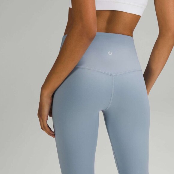 lululemon Chambray Align High-Rise Mini-Flared Pant 32" size 4 - Picture 5 of 14